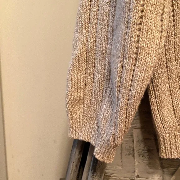 John Ashford Men's Knit Sweater in Cream - Picture 6 of 8